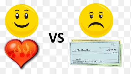 money u2013 The Hero Within U Blog - Passion Vs Career Emoji