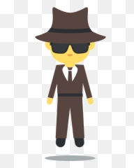 Emojione 1f574 - Emoji Man In Suit Levitating,Sun Emoji