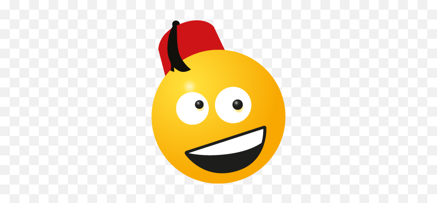 Smileys In Hats Sticker Pack By Tom Read - Wide Grin Emoji,Emoji Angry Face And Hat