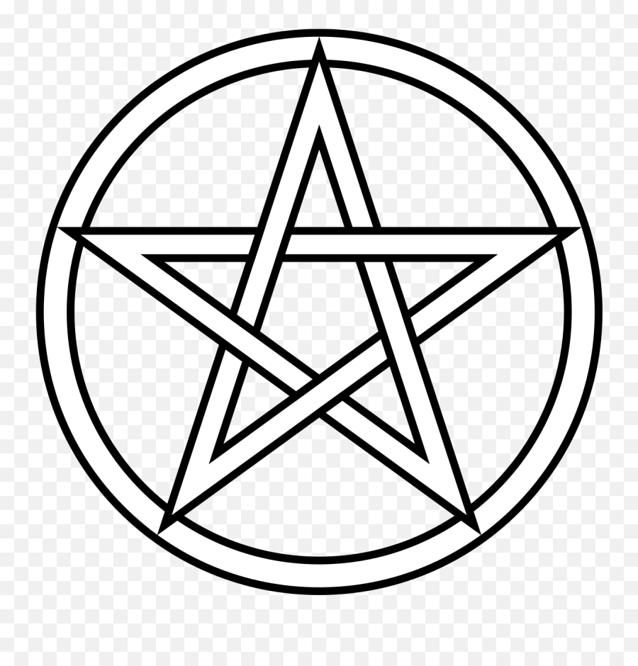 Star In Circle Symbol Mean - White Pentagram Transparent Emoji,Pentacle Emoji