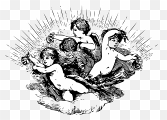Free Innocence Baby Vectors - Cherubs Tattoos Emoji