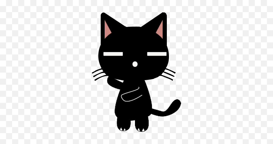 Game Information - Cute Black Cat Cartoon Emoji,Black Cat Emoji