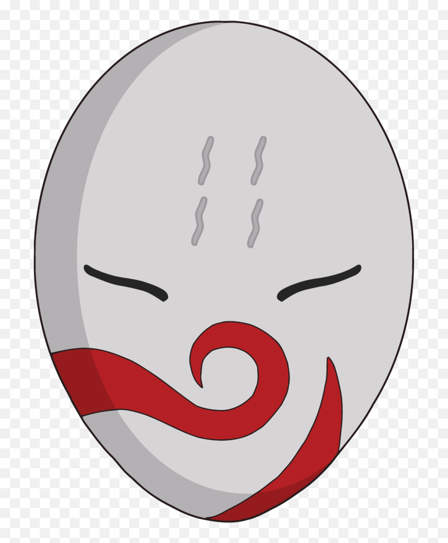 Genius More Than That - Haku Mask Naruto Emoji,Sweatdrop Emoticon