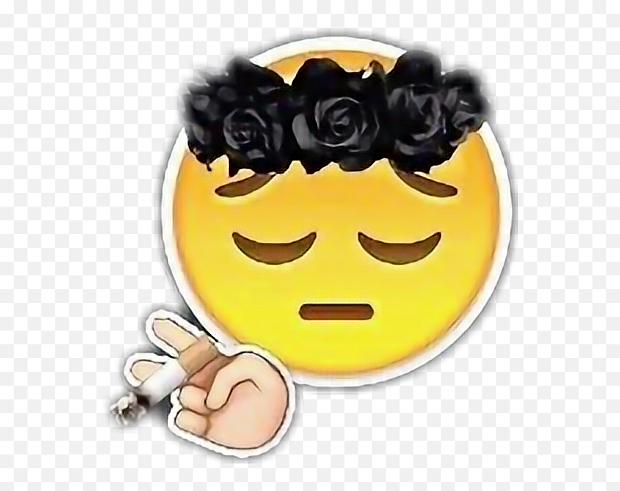 Smoking Emoji Sad Depresed - Estoy Triste,Smoking Emoticon