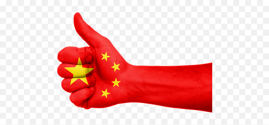 Free Thumbs - China Flag Hand Png Emoji,Chinese Flag Emoji