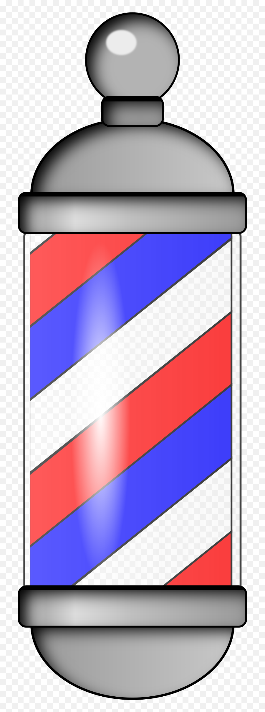 Pole Vector Clippers Transparent Png - Logo Barber Pole Transparent Emoji,Barber Pole Emoji