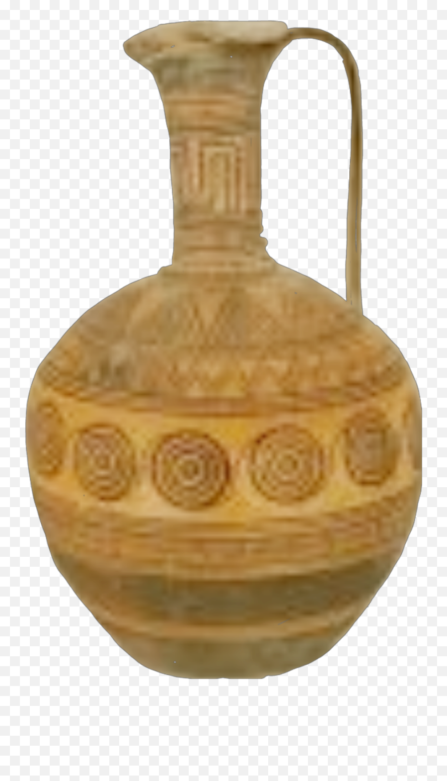 Greek Vase Cutout Waterjug Urn Polyvore - Earthenware Emoji,Vase Emoji