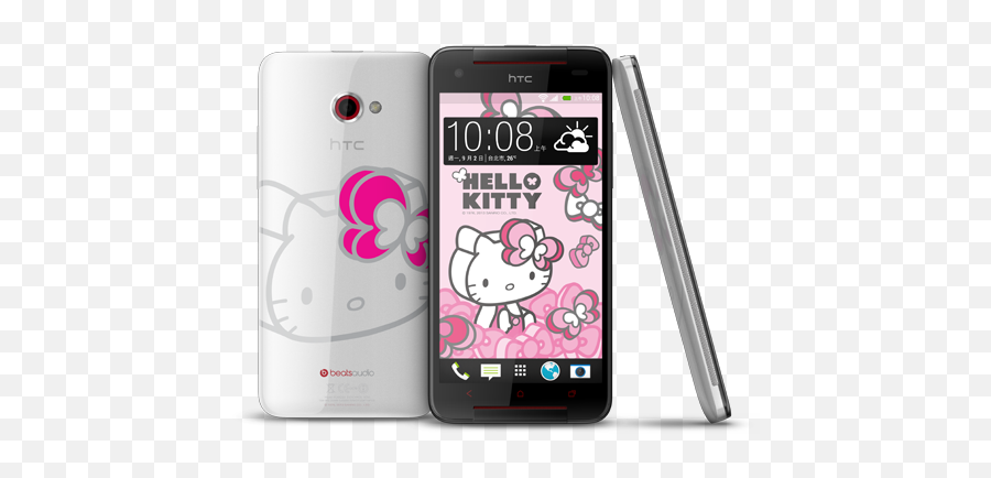 Htc Launches Hello Kitty Butterfly S - Hello Kitty Smartphone Emoji,Hello Kitty Emoji For Android