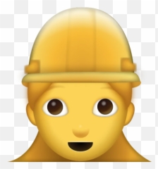 Girl Worker Emoji Download Ios - Construction Icon Png