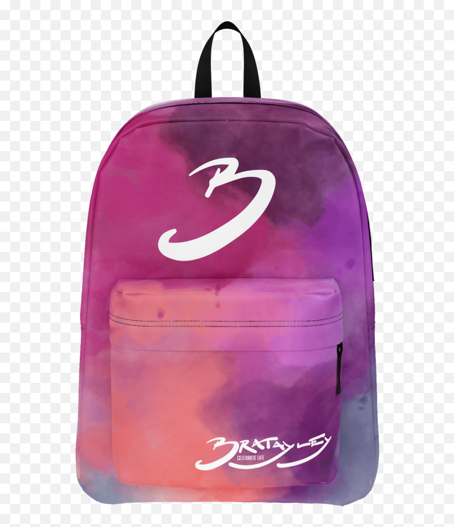 Bratayley - Bratayley Watercolor Backpack Emoji,Shopping Bag Emoji