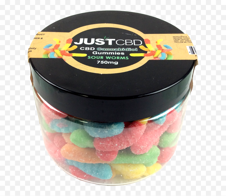 Just Cbd 750mg Sour Worms - Candy Emoji,Gummy Worm Emoji