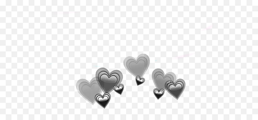 Emoji Emojiface Emojis Emoticons Black - White Heart Emoji Crown,Black Emoticons