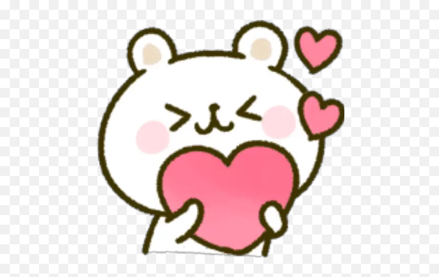 Oso Polar Emoji Calaamadaha Dhejiska Ah Ee Loogu Talagalay - Dibuix Os Polar,Pink Hearts Emoji On Snapchat