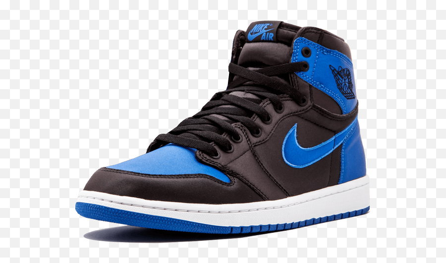 Air Jordan 1 Satin Royal - Sneakers Emoji,Royals Emoji