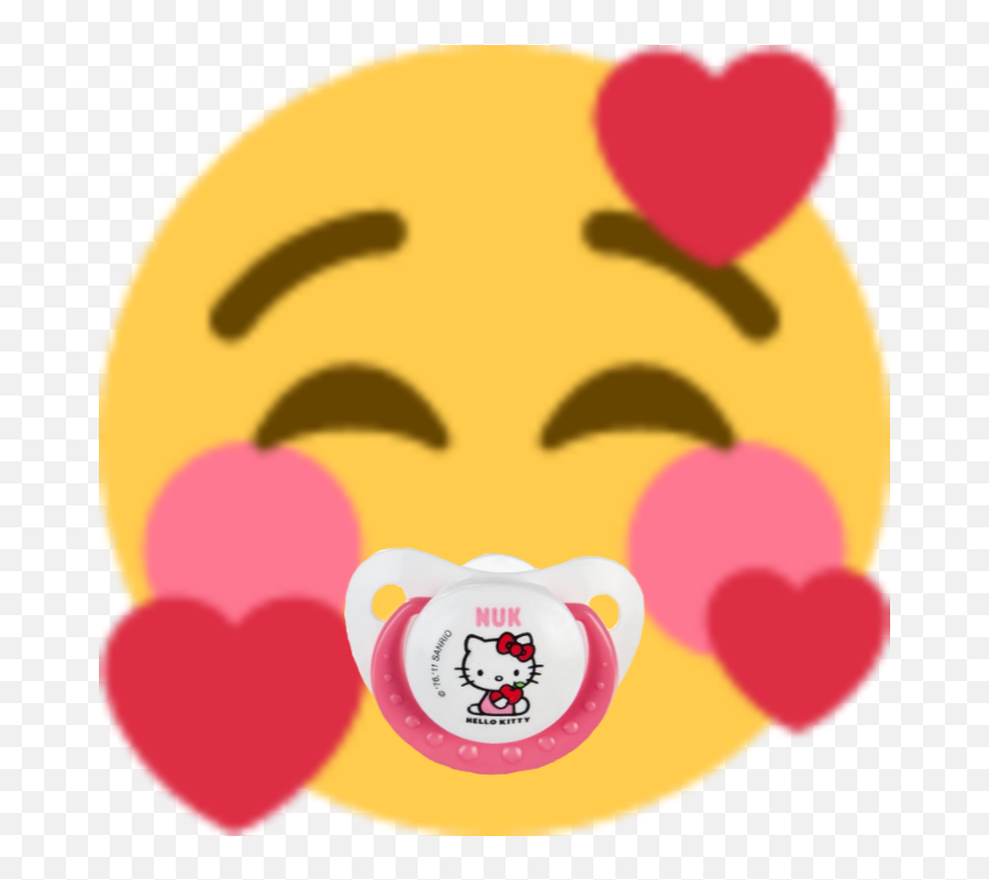 Made An Emoji For Agere And Abdl Ageregression Littlesp - Heart,Pacifier Emoji