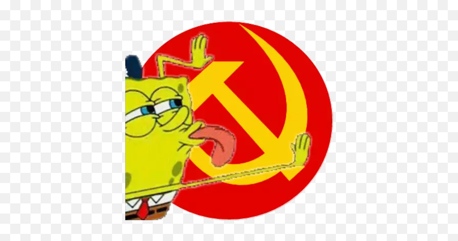 Largest Collection Of Free - Spongebob Licking Meme Template Emoji,Communist Emoji