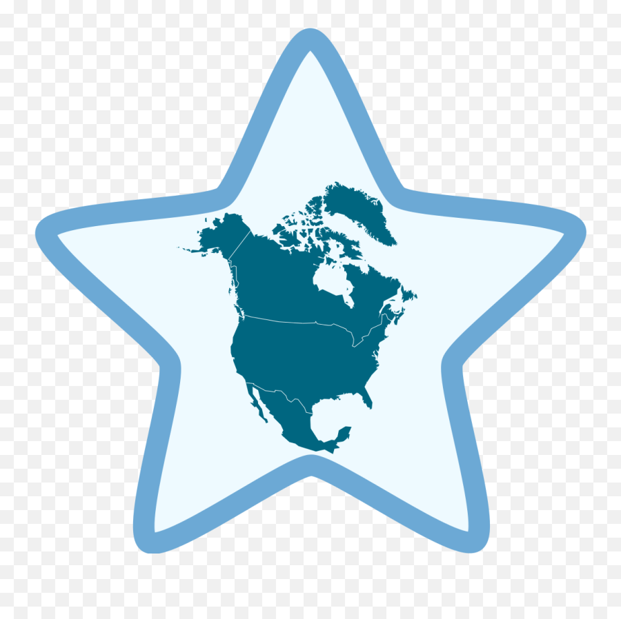 Barnstar Wp North America - Silhouette North America Continent Emoji,Barn Emoji