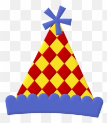 Streamers clipart party hat Transparent - Gorro De Cumpleaños Png Emoji