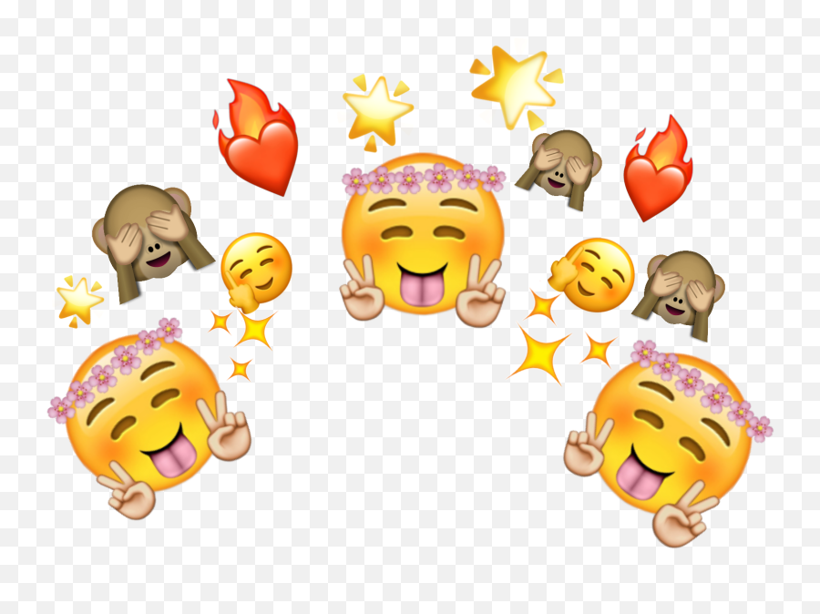 Emojis Coronas Sticker By Nicole Dayana Quiroz - Happy Emoji,Dance Emojis