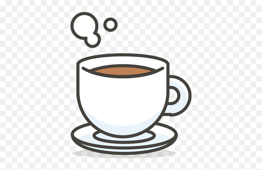 Mug Emoji Icon Of Colored Outline Style - Hot Coffee Icon Png Transparent,Beer Mug Emoji