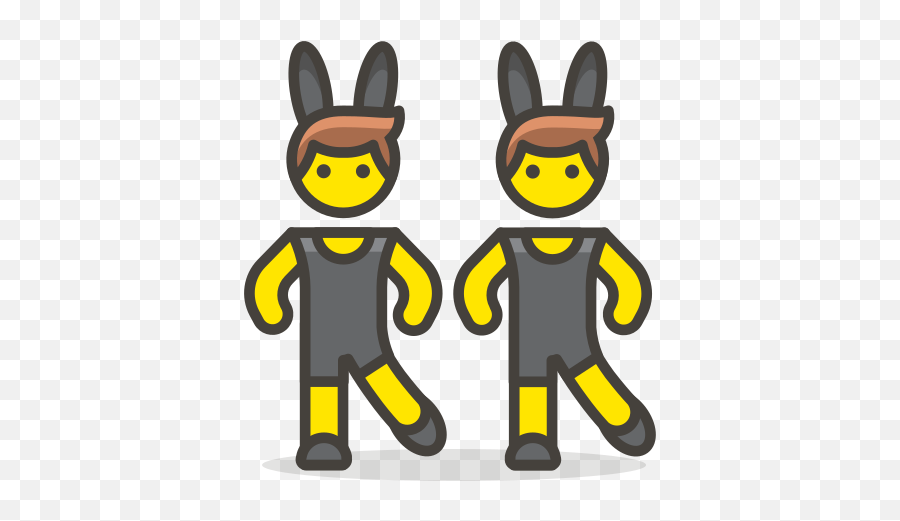Men With Bunny Ears Free Icon Of 780 Free Vector Emoji - Icon,Men Emoji