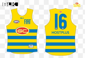 News - Gold Coast Suns clash jumper competition Option A Sleeveless Emoji
