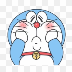Anime Doraemon Worry About Png Emoji