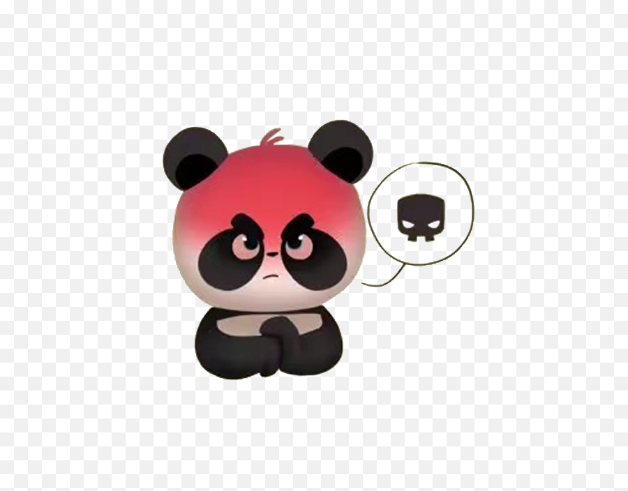 Angry Panda Emoji Png Image,Panda