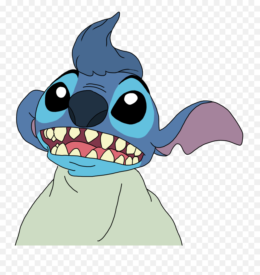 Stitch Liloandstitch Disney Cartoon - Disney Blue Monster Emoji,Alien Monster Emoji