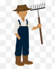 Pin - Farmer Clipart Transparent Background Emoji,Rake Emoji