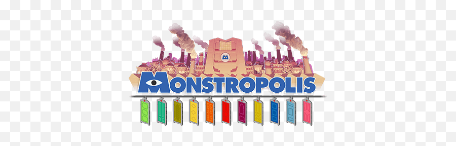 Monstropolis - Kingdom Hearts 3 Worlds Logo Emoji,Mike Wazowski Emoji