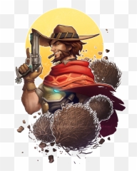 Overwatch Hanzo Transparent Png - Mccree Ow Fanart Emoji,Mccree Emoji