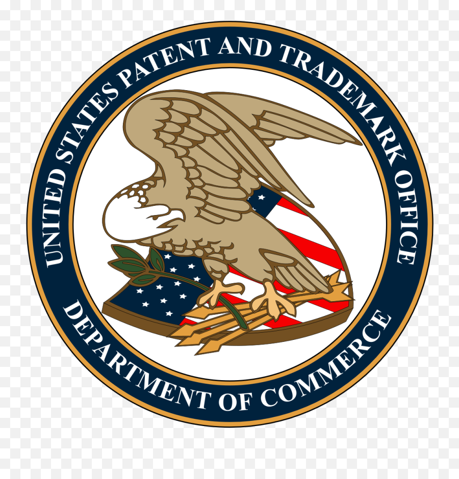 Seal Of The United States Patent - Patent And Trademark Office Logo Emoji,American Flag Made Out Of Emojis
