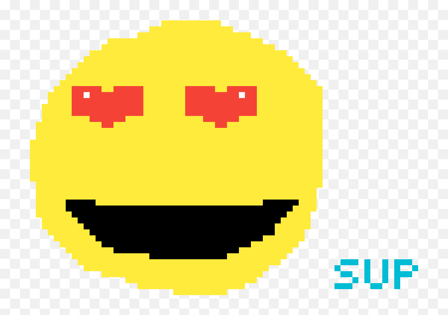 Pixilart - Smiley Emoji,Heart Eye Emojis