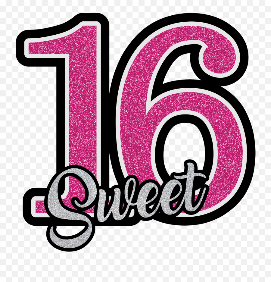 Transparent Sweet 16 Clipart - Sweet 16 No Background Emoji,Sweet Dream Emoji