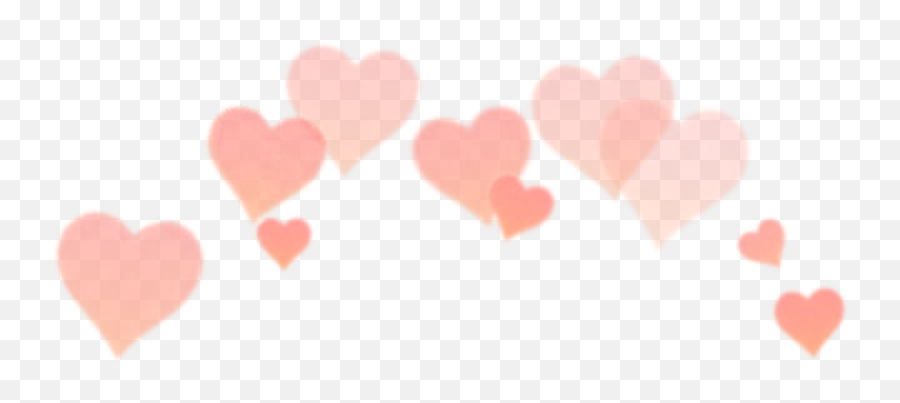 Transparent Flower Crown Png Tumblr - Purple Hearts Snapchat Snapchat Orange Heart Filter Emoji,Pink Hearts Emoji On Snapchat