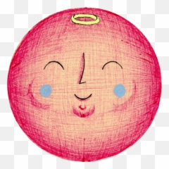 Happy Glow Sticker - Circle Emoji,Slapping Emoticon