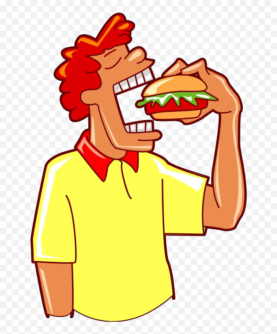 Person Eating Clipart Transparent - Person Eating Clip Art Emoji,Emoji Eating Pizza