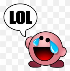 Lol Kirby - Lmao Smiley Emoji,Lol Emoticon