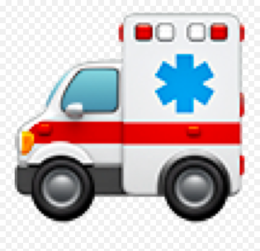 Ambulance Emoji Sticker - Transparent Ambulance Emoji Png,Ambulance Emoji