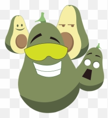 Well Have All Of Your Avocado Emoji - Cartoon,Avocado Emoji