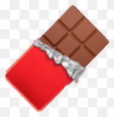 Chocolate Emoji Sticker - Solid