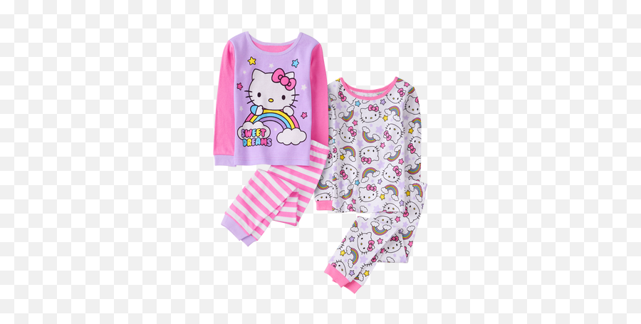Crazy 8 - Toddler Girl U0026 Kid Girl Pajamas Emoji,Emoji Girls Clothing