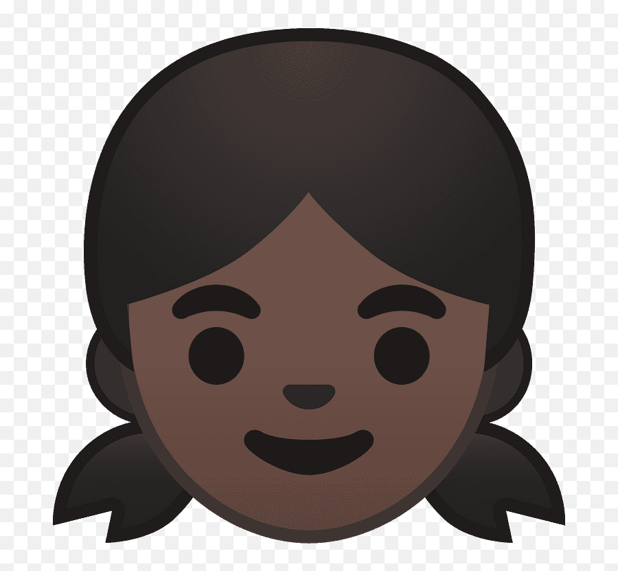 Tmavý Odstín Pleti Dívka Emoji Klipart Zdarma Ke Stažení - Black Girl Png Face,Emoji Ke