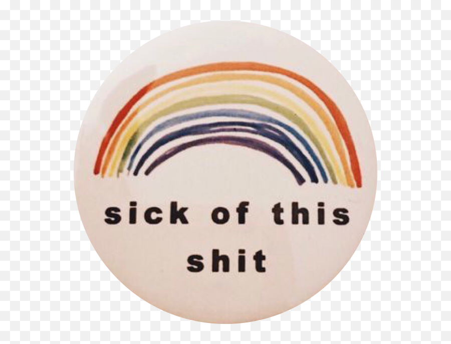Rainbow Explicit Pin Filler Freetoedit - Aesthetic Pin Badges Png Emoji,Explicit Emoji