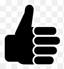 Transparent Thumbs Up Png Emoji