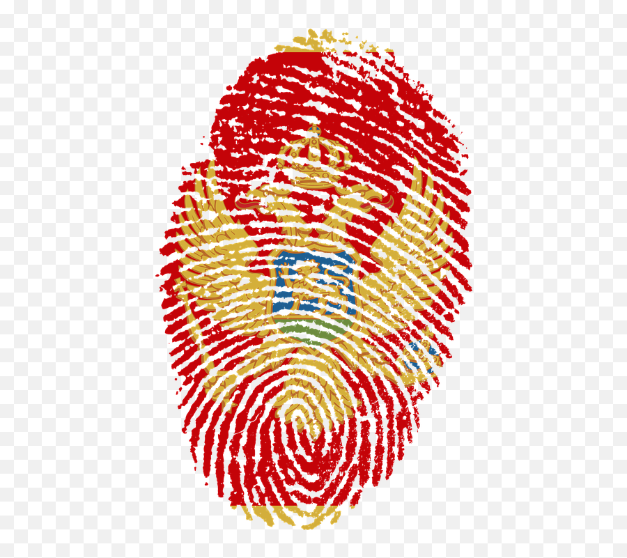 Montenegro Flag Fingerprint - Ghana Art Emoji,Pride Emoji Facebook