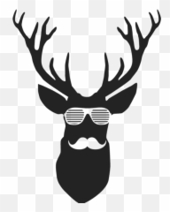 Antler Rubber Stamps U2013 Stamptopia - Hipster Clip Art Emoji,Buck Deer Emoji