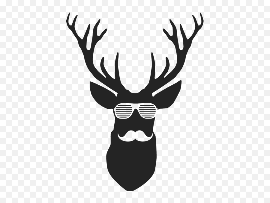 Antler Rubber Stamps U2013 Stamptopia - Hipster Clip Art Emoji,Buck Deer Emoji