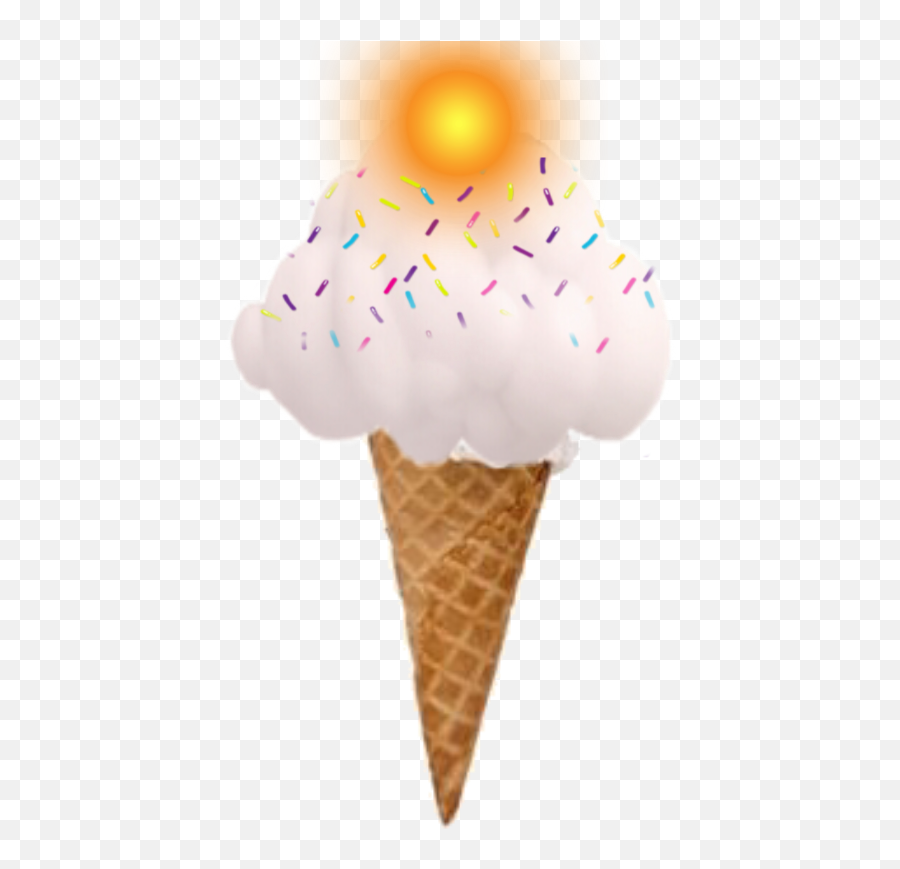 You Can Use This Ice Cream - Vanilla Ice Cream Cone Emoji,Ice Cream And Sun Emoji